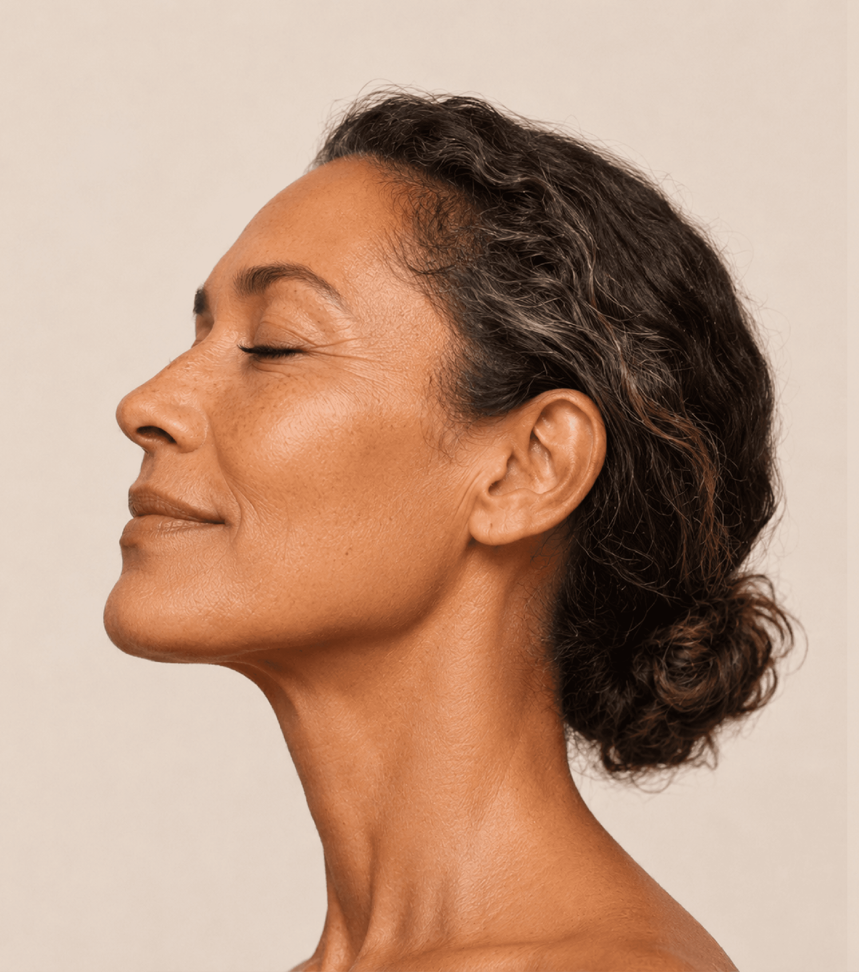 Woman relaxed during a Good Energy visit